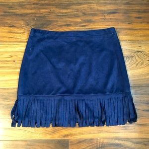 EUC Speechless Big Girls Fringe BTM Skirt